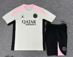 24-25 PSG White Short Sleeve Training Suit