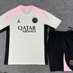 24-25 PSG White Short Sleeve Training Suit