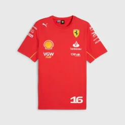 2024 Ferrari F1 round neck T-Shirt Red 16#
