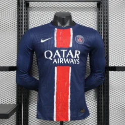 24-25 PSG Home Long Sleeve Player Jersey