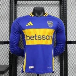 24-25 Boca Juniors Home Long Sleeve Player Jersey