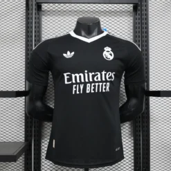 24-25 Real Madrid Black Goal Keeper Player Jersey