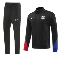 24-25 Barcelona Black Jacket Tracksuit
