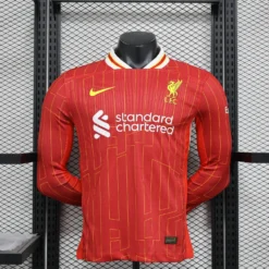 24-25 Liverpool Home Player Long Sleeve Jersey