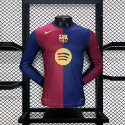 24-25 Barcelona Home Long Sleeve Player Version Jersey
