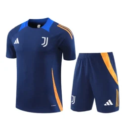 24-25 Juventus Blue Short Sleeve Training Suit