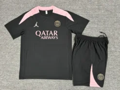 24-25 PSG Black Short Sleeve Training Suit