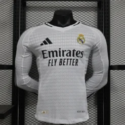 24-25 Real Madrid Home Long Sleeve Player Jersey