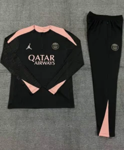 24-25 PSG Black and Pink Player Training Suit
