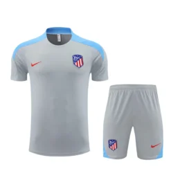 24-25 Atletico Madrid Gray Short Sleeve Training Suit