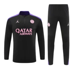 24-25 PSG Black and Purple Player Training Suit