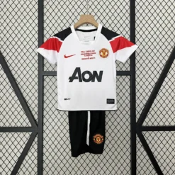 Retro 10-11 Manchester United Champions League Away Kids Kit
