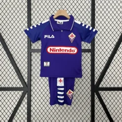 Retro1998 Fiorentina Home Kids Kit