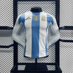 2024 Argentina Home Player Long Sleeve Jersey