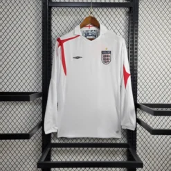 2005 England Home Long Sleeve Retro Jersey