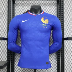 2024 France Home Player Long Sleeve Jersey