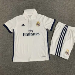 Retro 16-17 Real Madrid Home Kids Kit