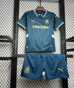 24-25 Olympique Marseille Away Kids Kit