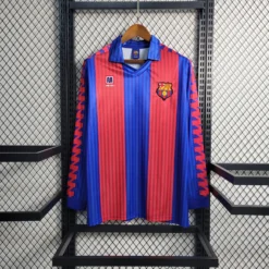 89-92 Barcelona Home Retro Long Sleeve Jersey – Fanretro