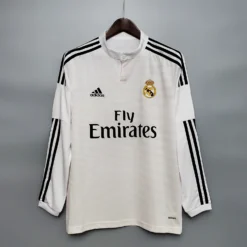14-15 Real Madrid Home Long Sleeve Retro Jersey – Fanretro