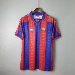 96-97 Barcelona Home Retro Jersey – Fanretro