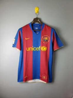 07-08 Barcelona Home Retro Jersey – Fanretro