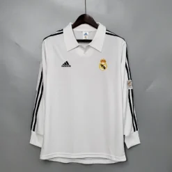 2002 Real Madrid Home Long Sleeve Retro Jersey – Fanretro