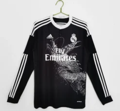 14-15 Real Madrid Third Black Long Sleeve Retro Jersey – Fanretro