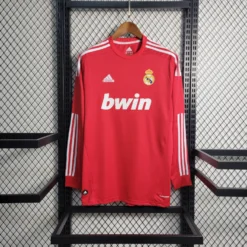 11-12 Real Madrid Red Retro Long Sleeve Jersey – Fanretro