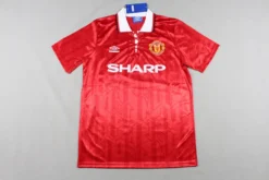 1994 Manchester United Home Red Retro Short Jersey – Fanretro
