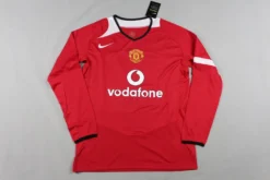 2005 Manchester United Red Retro Long Jersey – Fanretro