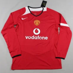 2005 Manchester United Red Retro Long Jersey – Fanretro