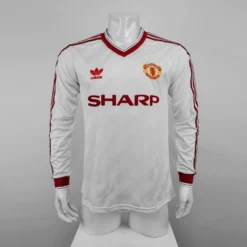 1986-88 Manchester United Away Long Sleeve Retro Jersey – Fanretro