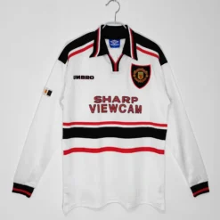 1998-99 Manchester United Away Long Sleeve Retro Jersey – Fanretro