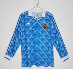 1988 East Germany Home Long Sleeve Retro Jersey – Fanretro