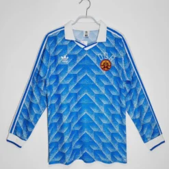 1988 East Germany Home Long Sleeve Retro Jersey – Fanretro