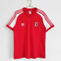 1982 Wales Home Retro Jersey – Fanretro
