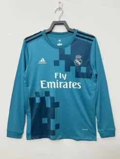 17-18 Real Madrid Third Long Sleeve Retro Jersey – Fanretro
