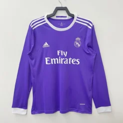 16-17 Real Madrid Away Retro Long Sleeve Jersey – Fanretro