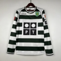 2001-03 Sporting CP Home Long Sleeve Retro Jersey – Fanretro