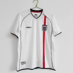 01-03 England Home White Retro Jersey – Fanretro