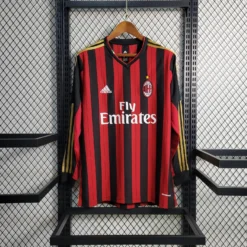 13-14 AC Milan Home Retro Long Sleeve Fans Jersey – Fanretro