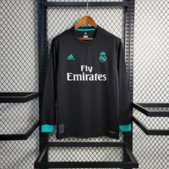 17-18 Real Madrid Away Black Long Sleeve Retro Jersey – Fanretro