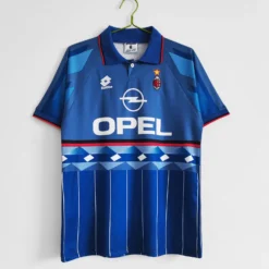 95-96 AC Milan 4TH Away Blue Retro Jersey – Fanretro