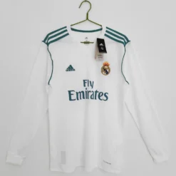 17-18 Real Madrid Home Long Sleeve Retro Jersey – Fanretro