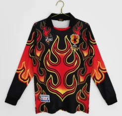 1998 Japan Red Flame Goalkeeper Retro Long Sleeve Jersey – Fanretro