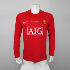 07-08 Manchester United Home Retro Long Sleeve Jersey with 7#RONALDO – Fanretro