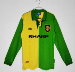 1992-1993 Manchester United Away Long Sleeve Retro Jersey – Fanretro