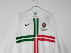 2012 Portugal White Long Sleeve Retro Jersey – Fanretro