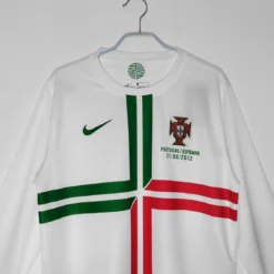 2012 Portugal White Long Sleeve Retro Jersey – Fanretro